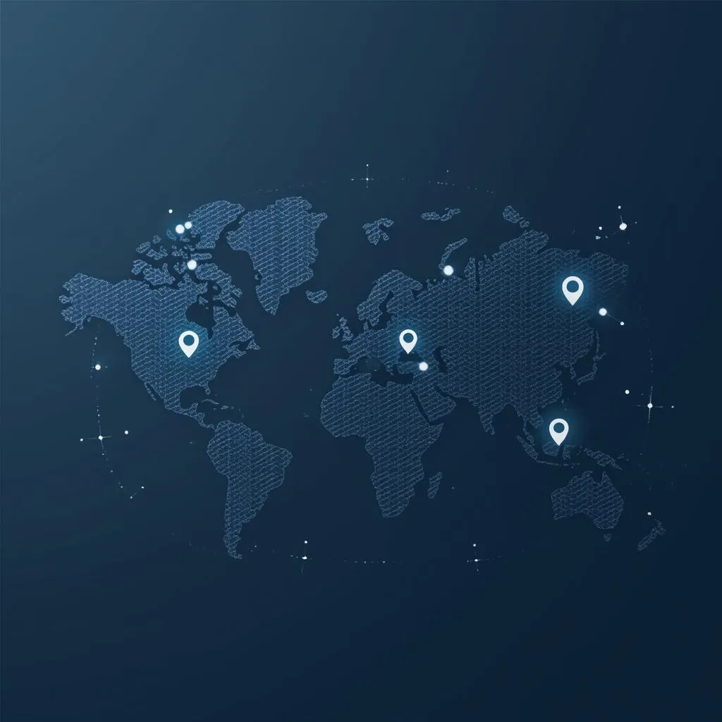 Icono de cobertura global
